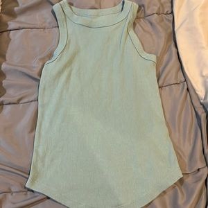 sage green tank